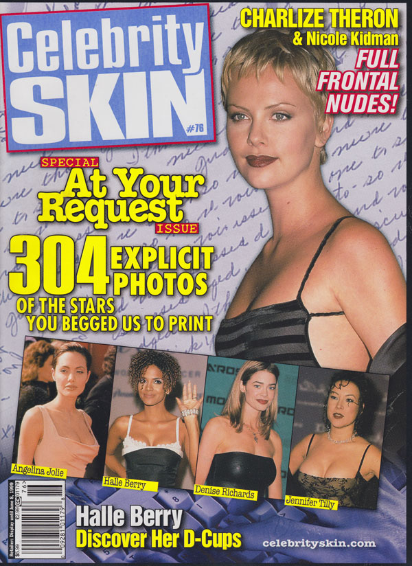 CELEBRITY SKIN magazine side cover Issue 76  1999