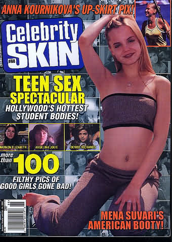 CELEBRITY SKIN magazine side cover Issue 88  2000