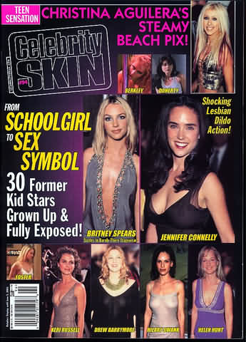 CELEBRITY SKIN magazine side cover Issue 94  2001