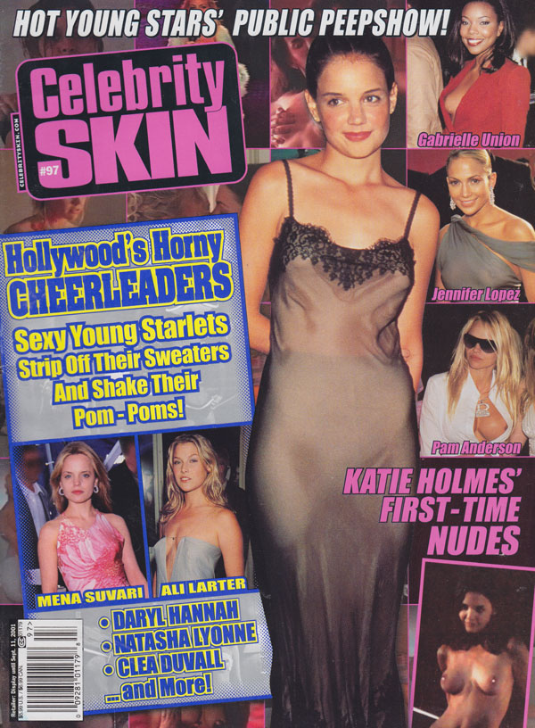 CELEBRITY SKIN magazine side cover Issue 97 August 2001