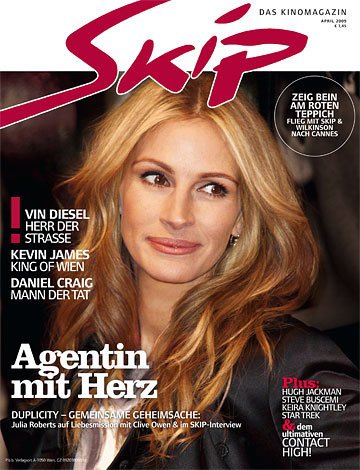 SKIP magazine side cover April 2009