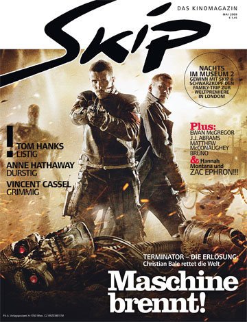 SKIP magazine side cover May 2009