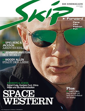 SKIP magazine side cover August 2011