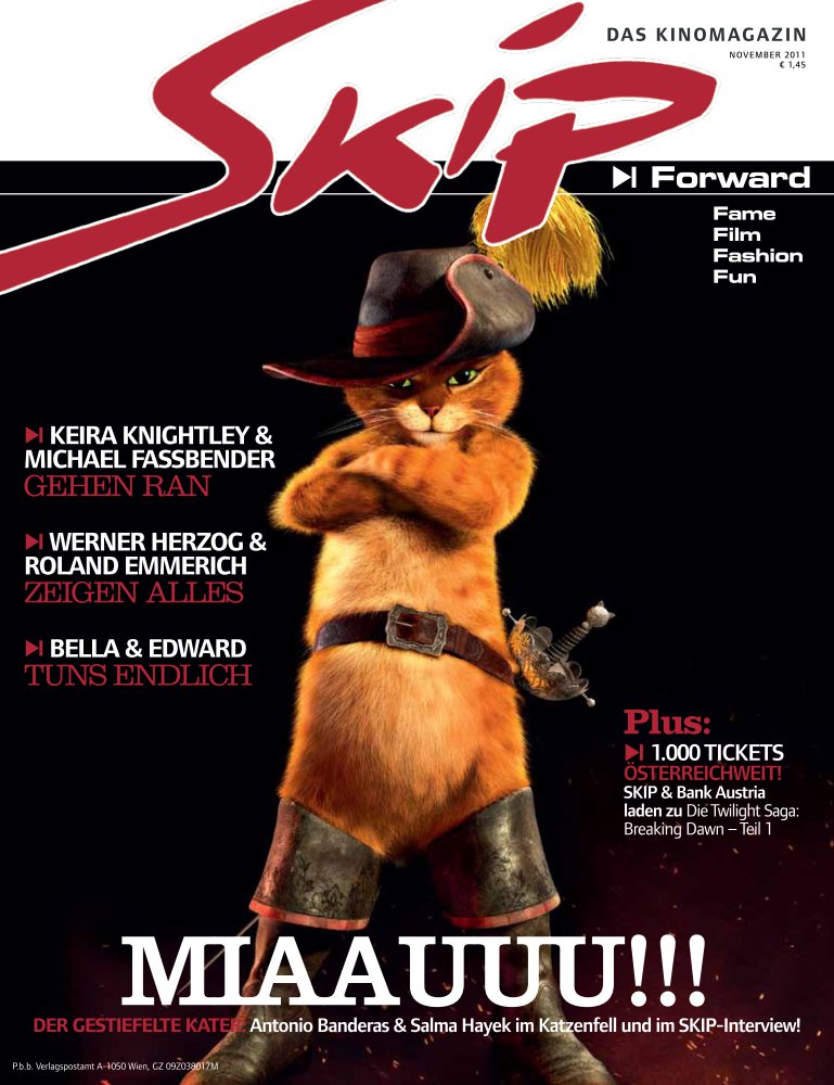SKIP magazine side cover November 2011