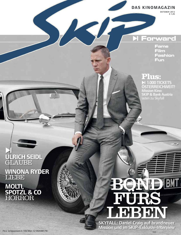 SKIP magazine side cover October 2012
