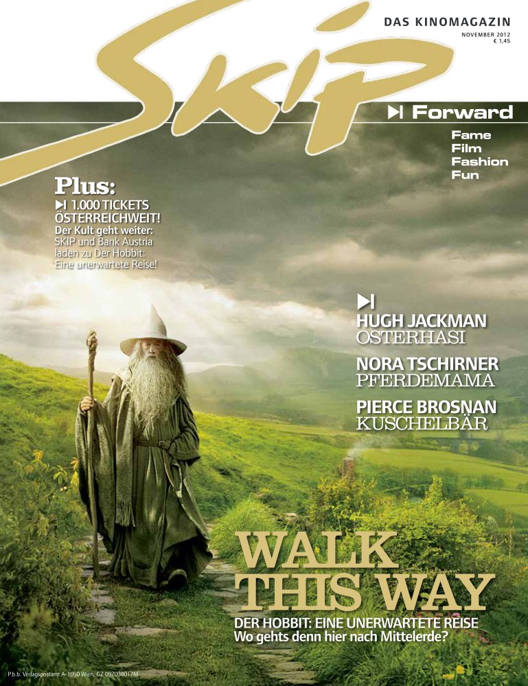 SKIP magazine side cover November 2012