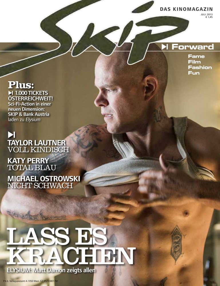 SKIP magazine side cover July 2013