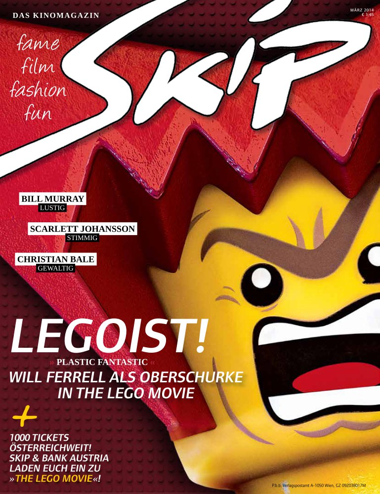 SKIP magazine side cover March 2014