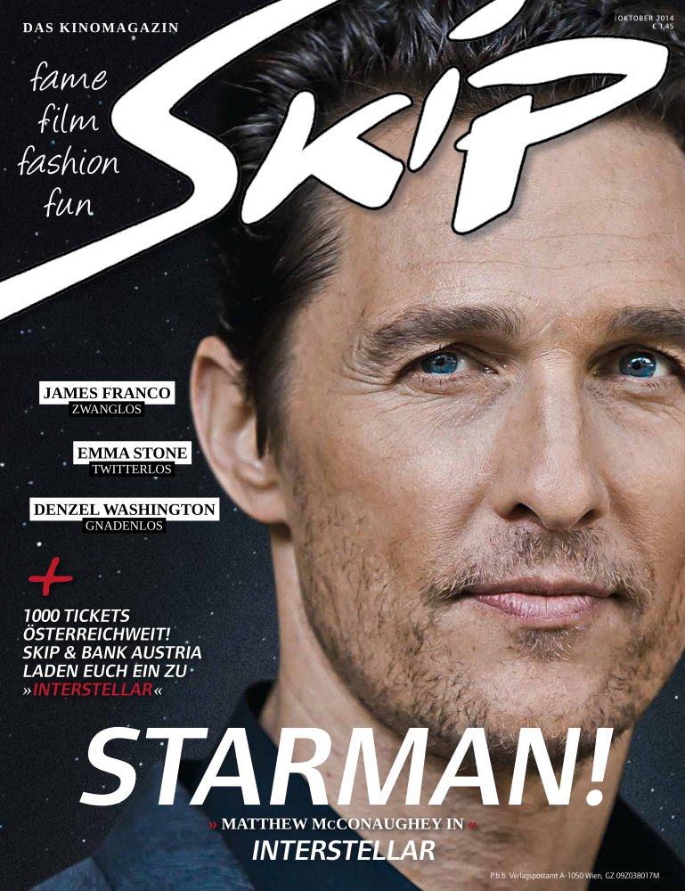 SKIP magazine side cover October 2014