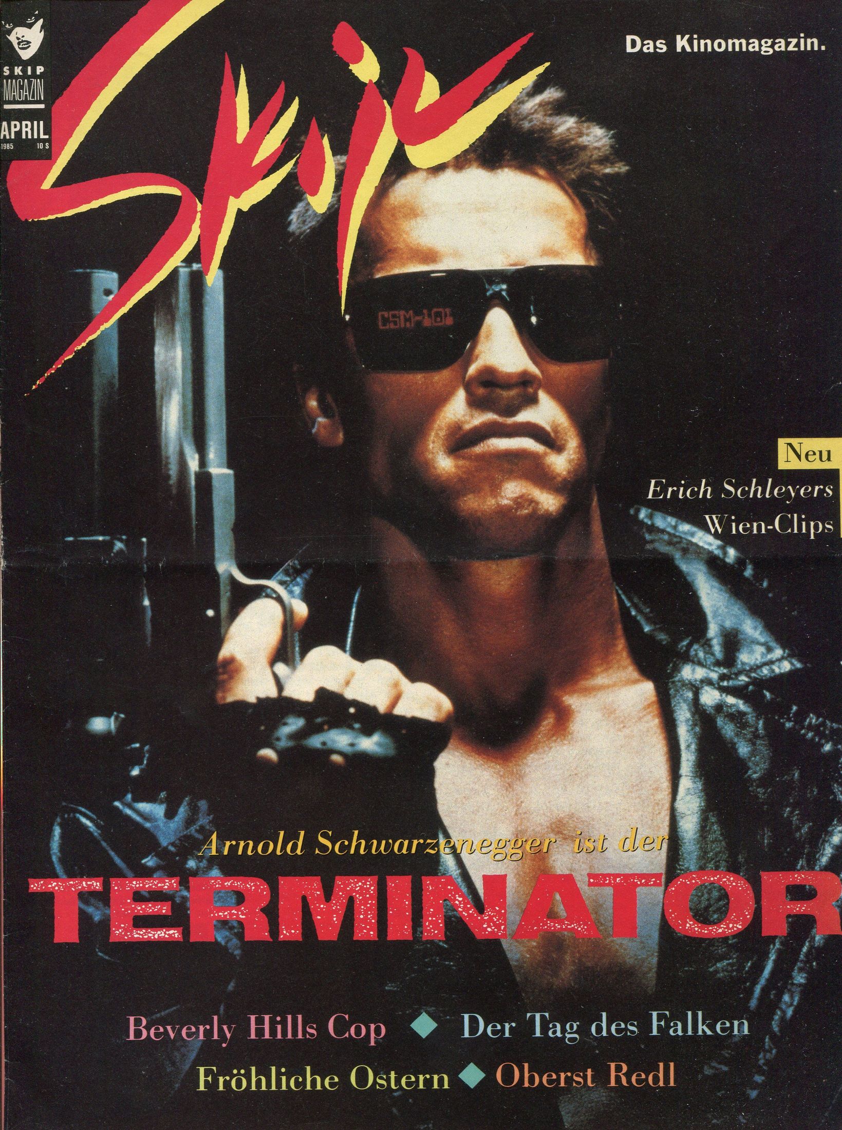 SKIP magazine side cover  April 1985