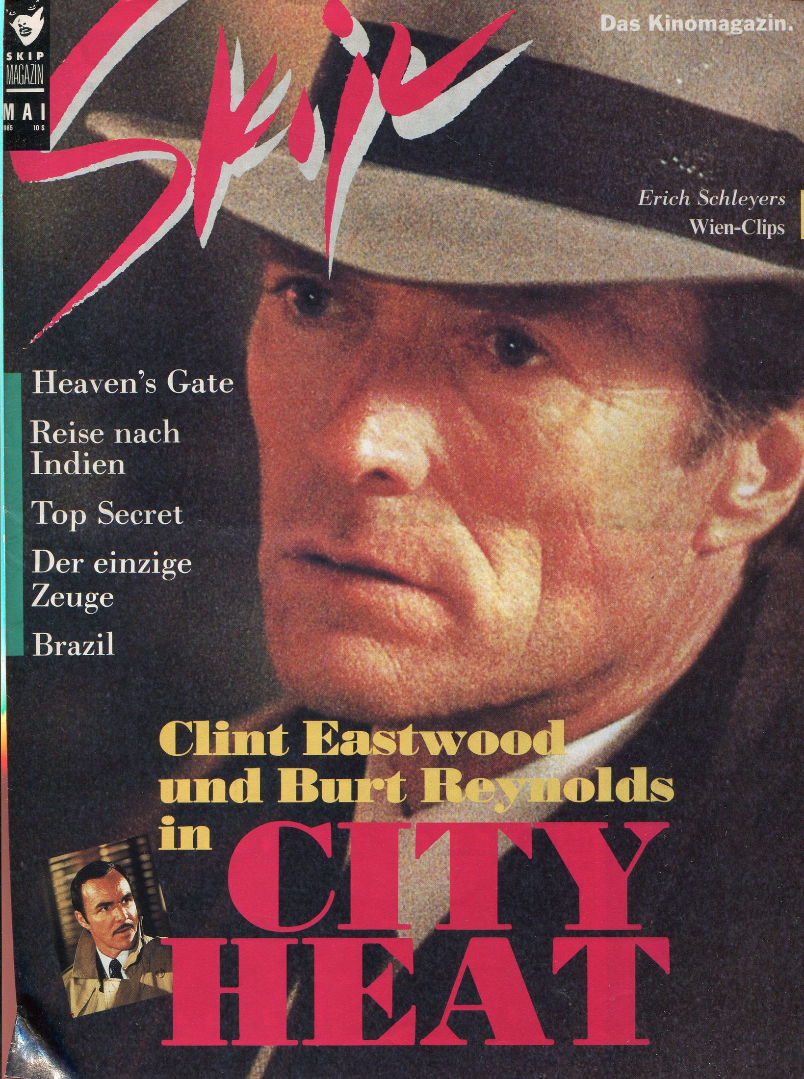 SKIP magazine side cover  May 1985