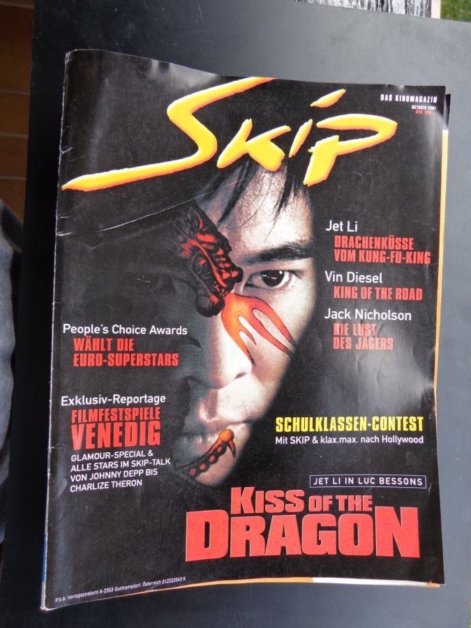 SKIP magazine side cover  October 2001