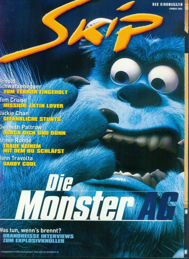 SKIP magazine side cover  February 2002