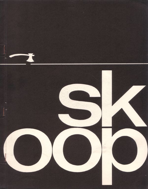 SKOOP magazine side cover  Vol 1  # 3 June 1963