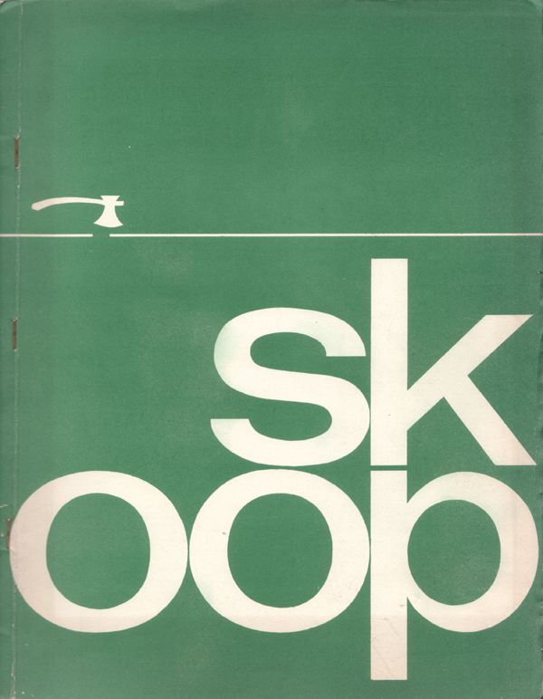 SKOOP magazine side cover  Vol 1  # 4 September 1963
