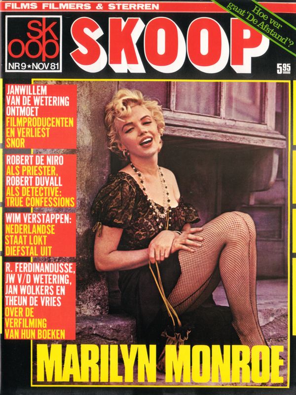 SKOOP magazine side cover  Vol 17 No  9 November 1981
