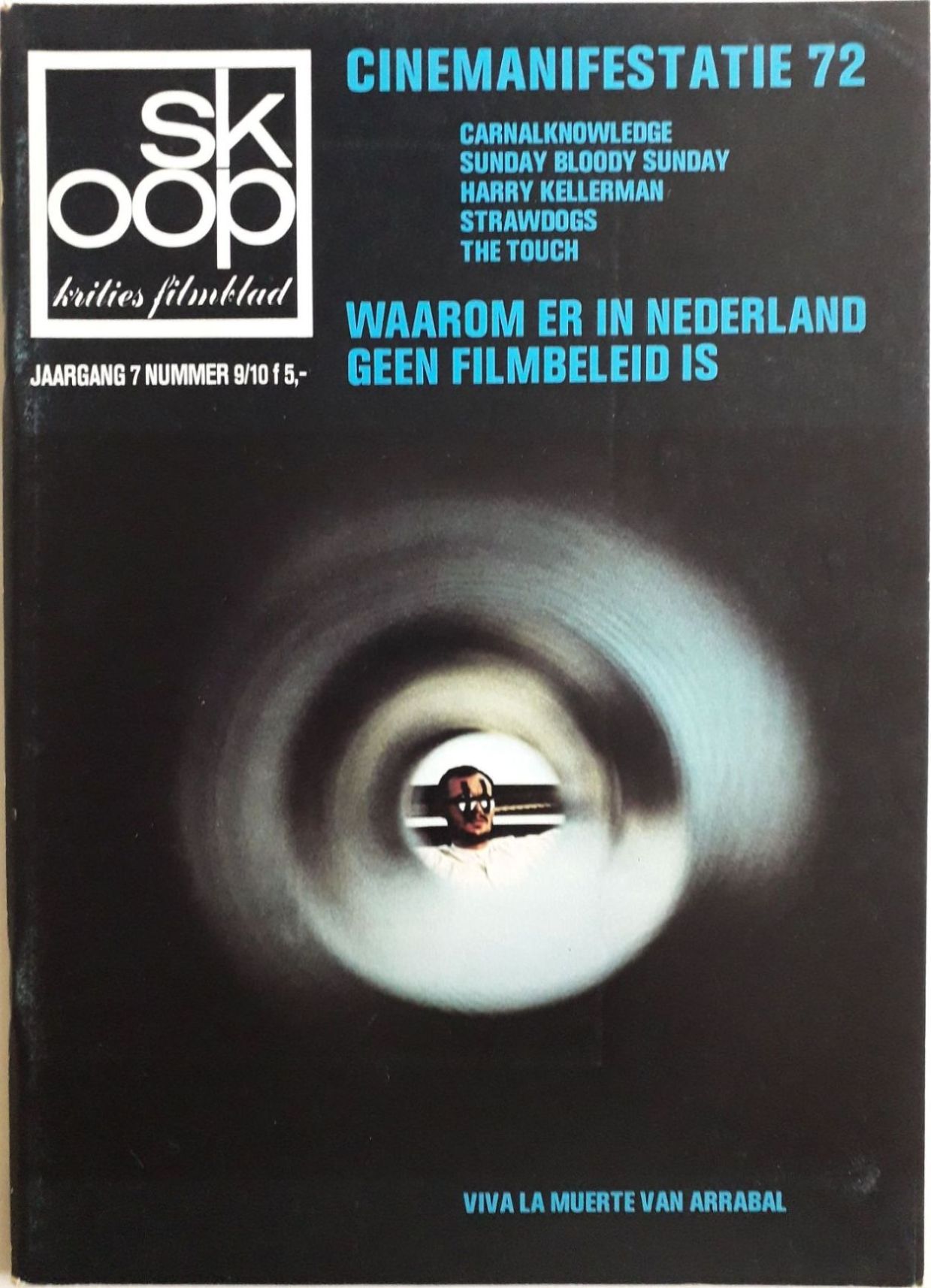 SKOOP magazine side cover  Vol 7 No  9-10  November 1971