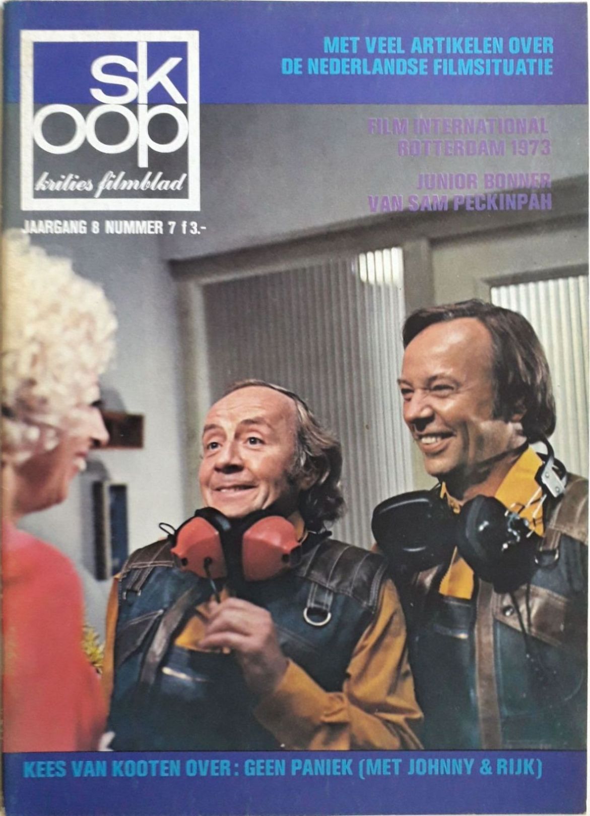 SKOOP magazine side cover  Vol 8 No  7  January 1973