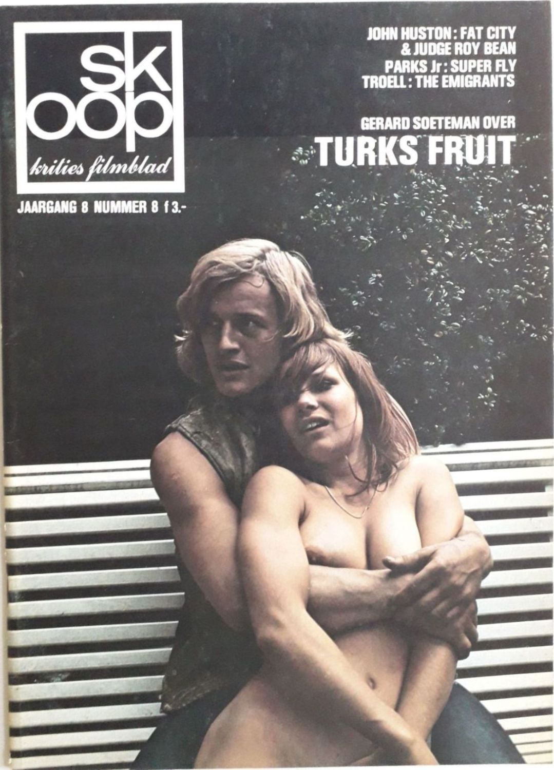 SKOOP magazine side cover  Vol 8 No  8  March 1973