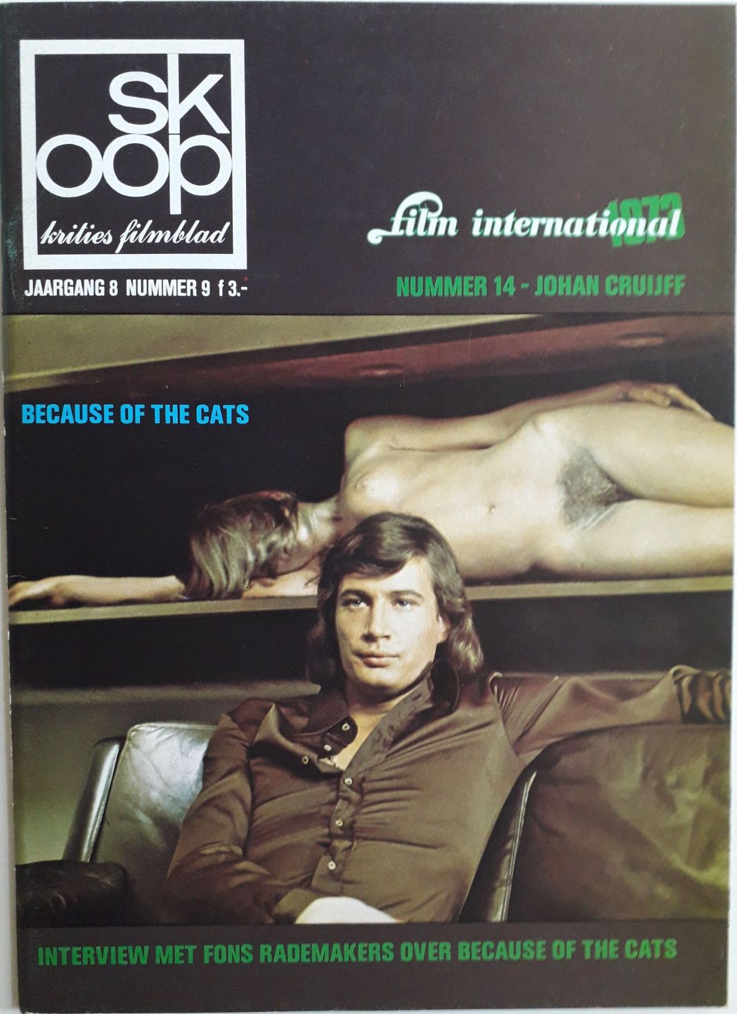 SKOOP magazine side cover  Vol 8 No  9  April 1973