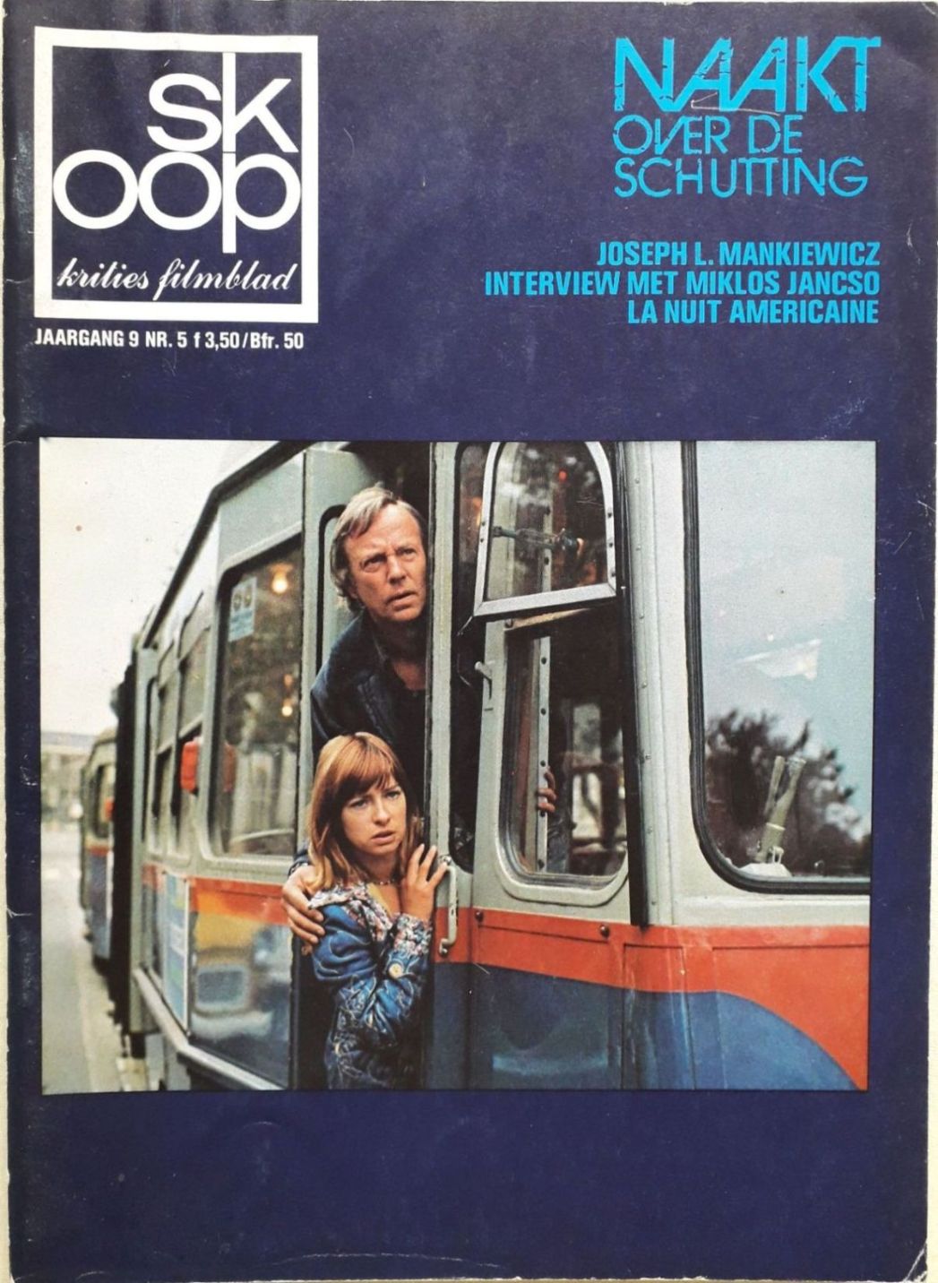 SKOOP magazine side cover  Vol 9 No  5  October 1973