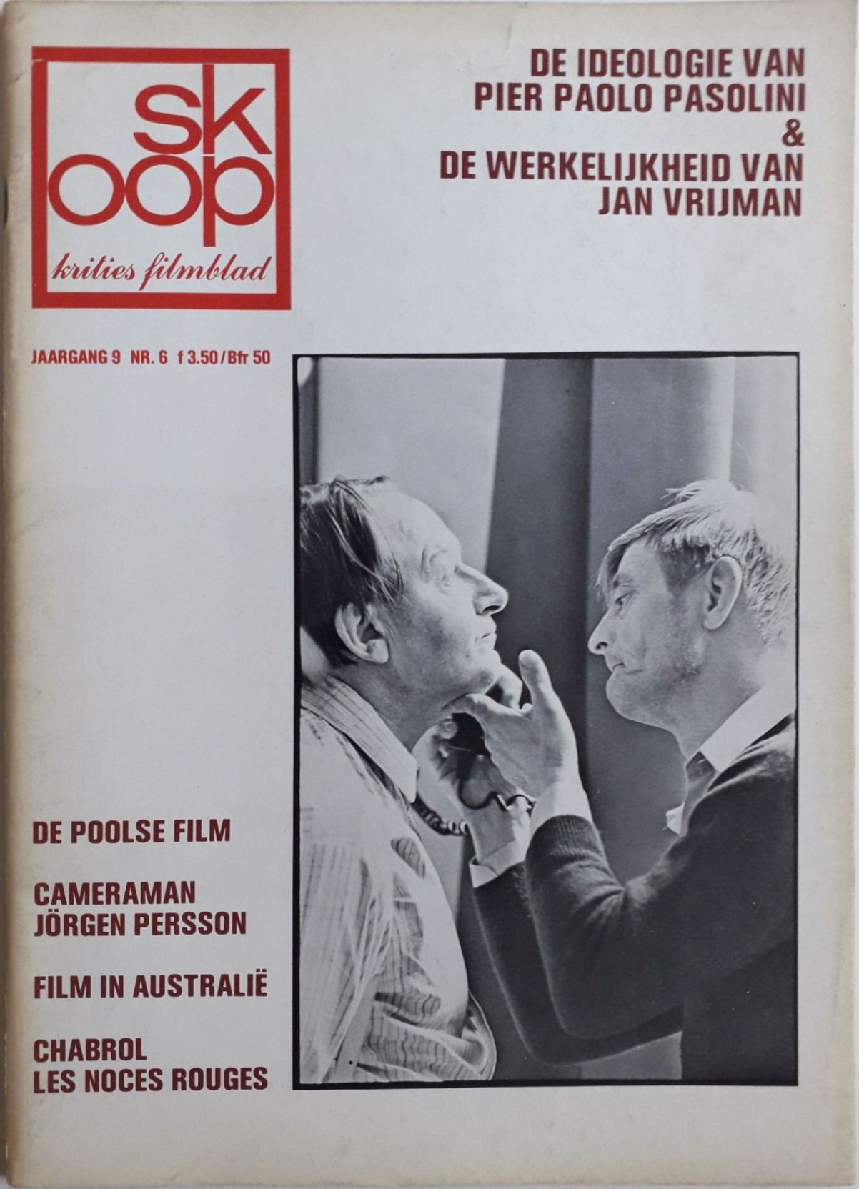 SKOOP magazine side cover  Vol 9 No  6  November 1973