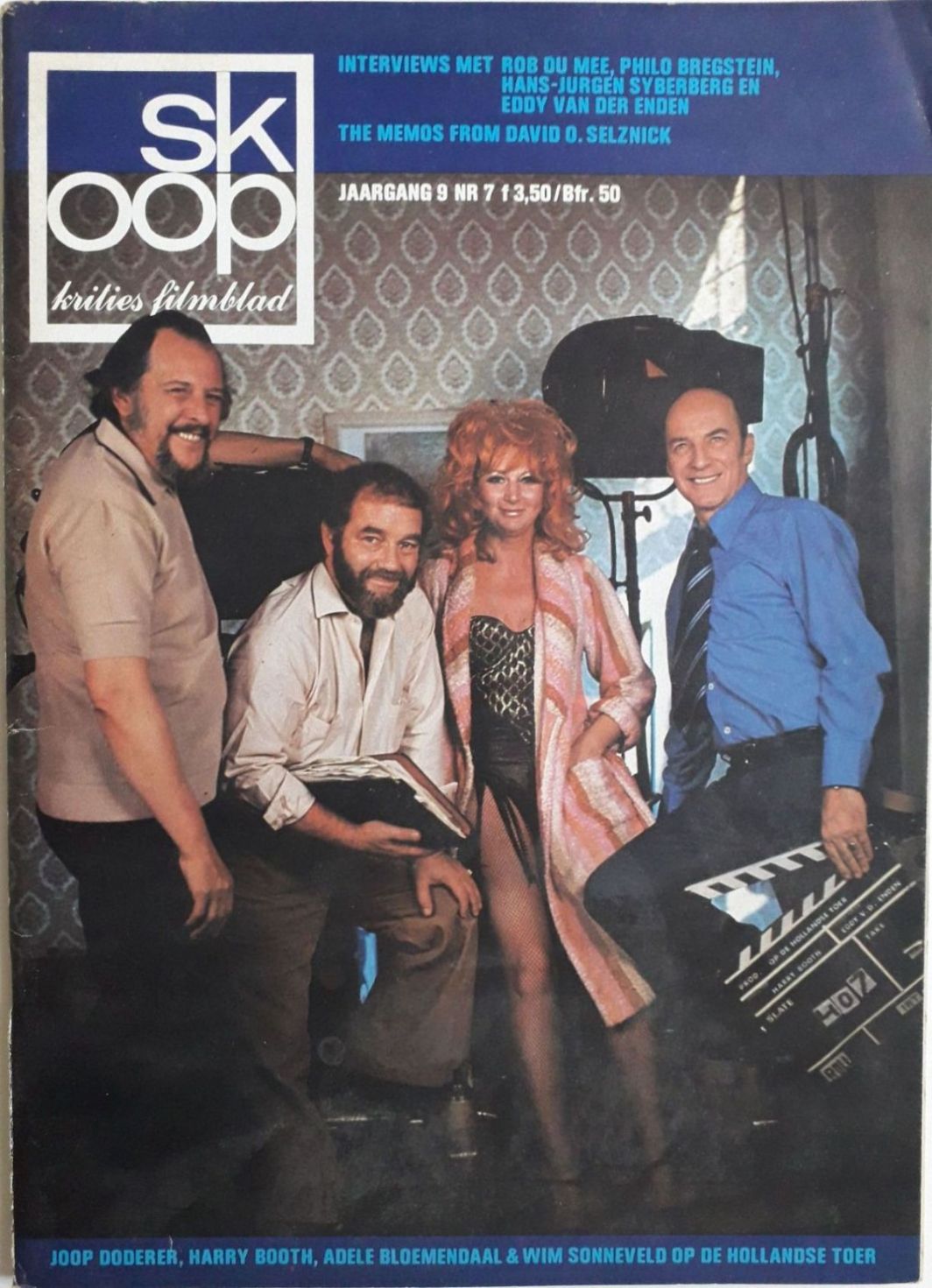 SKOOP magazine side cover  Vol 9 No  7  December 1973
