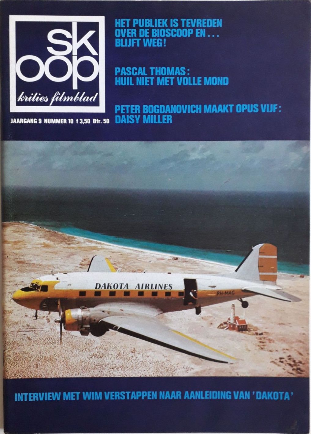 SKOOP magazine side cover  Vol 9 No  10  March 1974