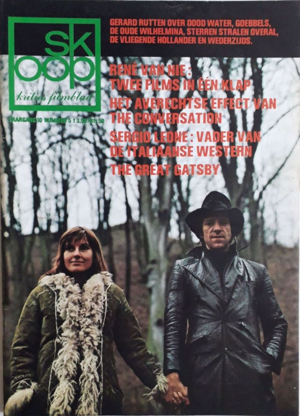 SKOOP magazine side cover  Vol 10 No  5  August 1974