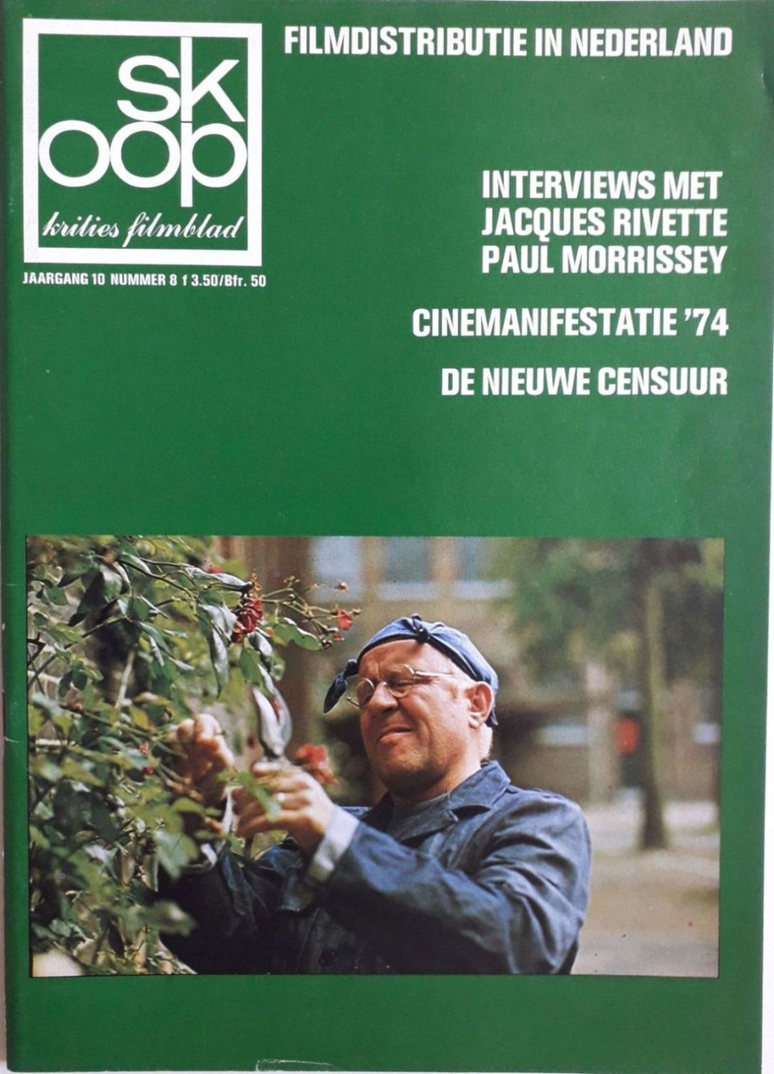 SKOOP magazine side cover  Vol 10 No  8  November 1974