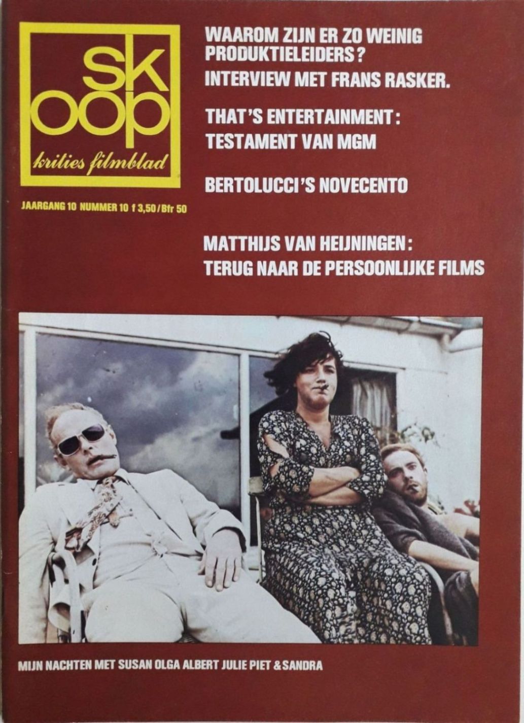 SKOOP magazine side cover  Vol 10 No  10  January 1975