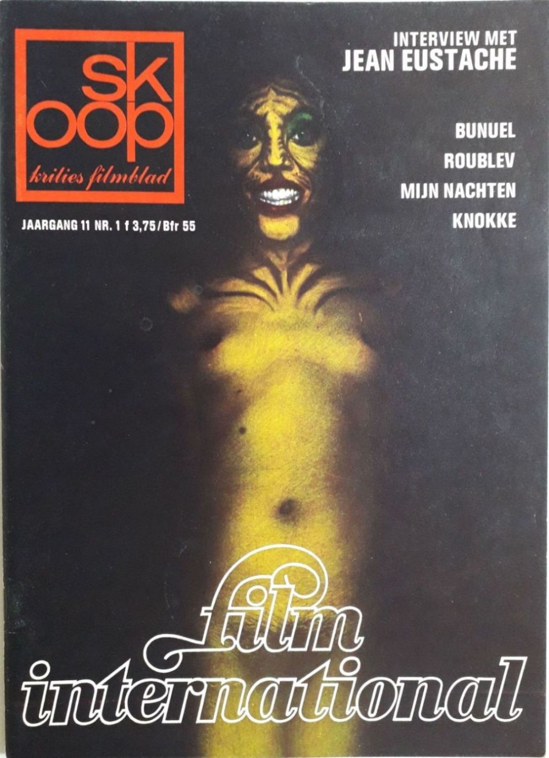 SKOOP magazine side cover  Vol 11 No  1  February 1975