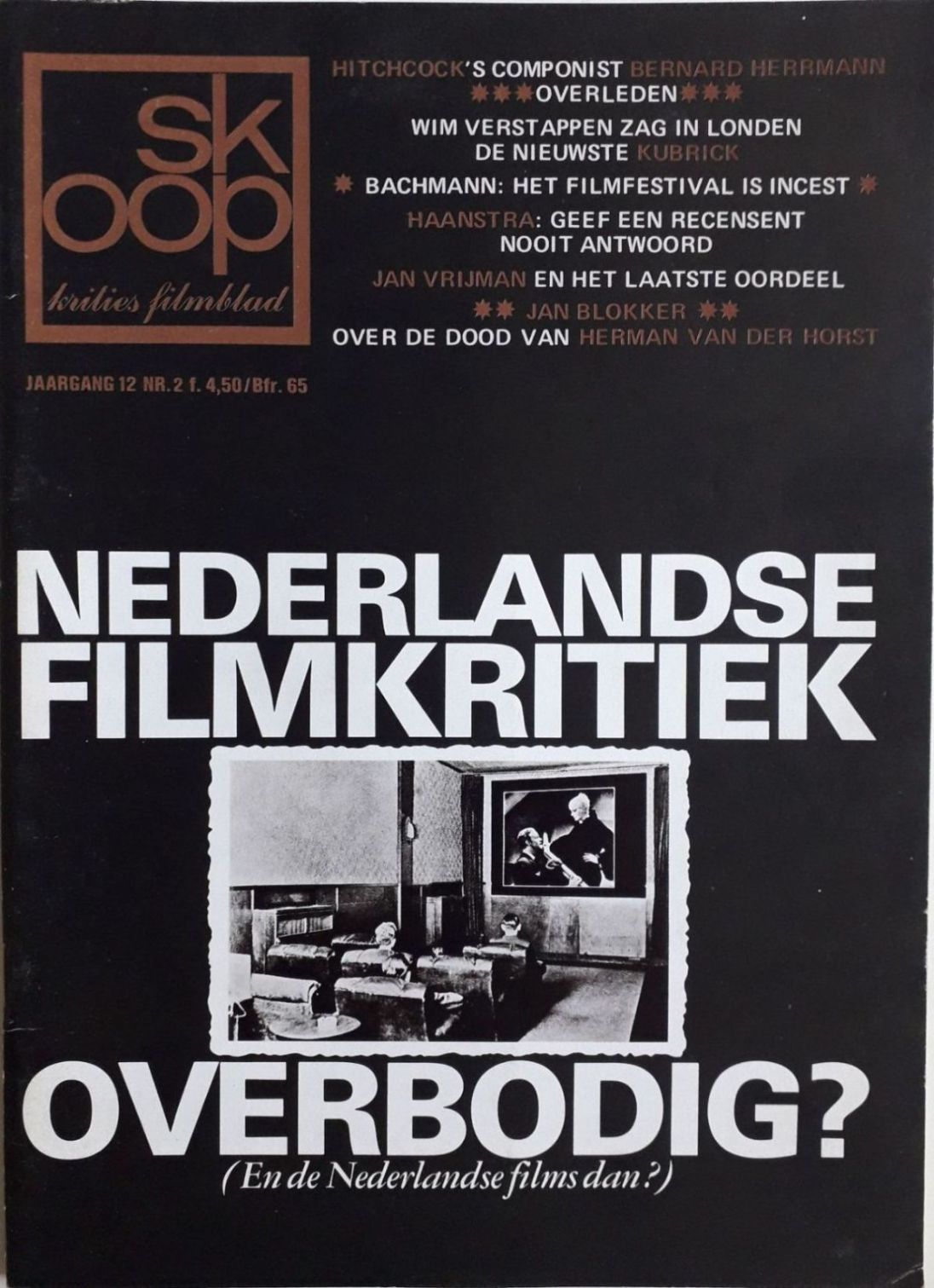 SKOOP magazine side cover  Vol 12 No  2  February 1976