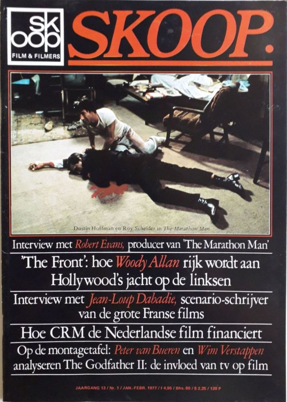 SKOOP magazine side cover  Vol 13 No  1  January/February 1977