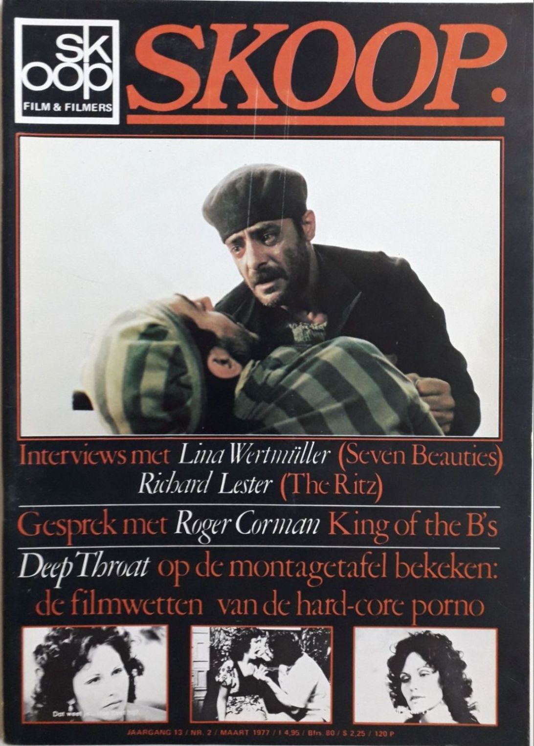 SKOOP magazine side cover  Vol 13 No  2  March 1977
