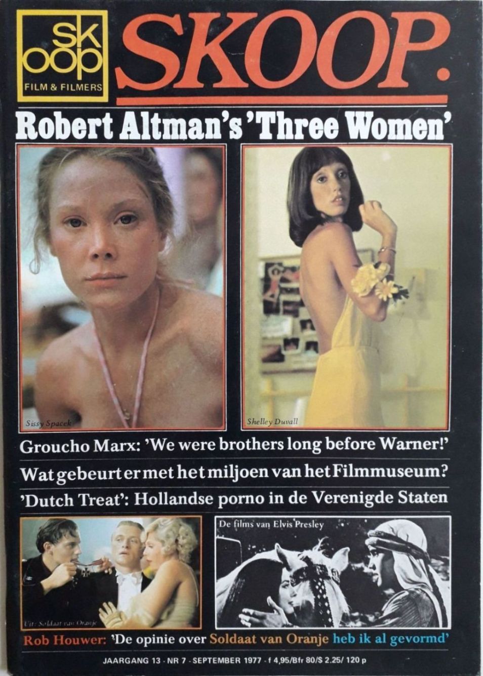 SKOOP magazine side cover  Vol 13 No  7  September 1977