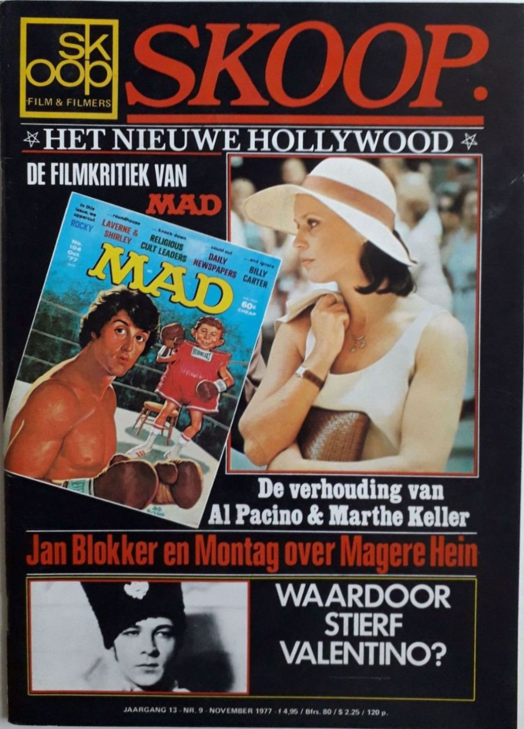 SKOOP magazine side cover  Vol 13 No  9  November 1977