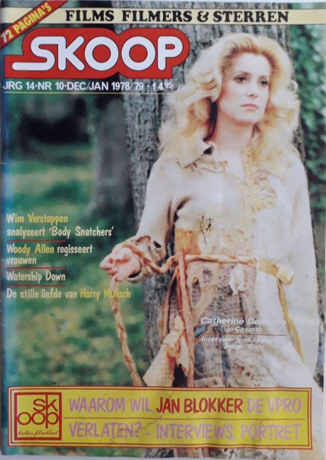 SKOOP magazine side cover  Vol 14 No  10  December 1978/ January 1979 