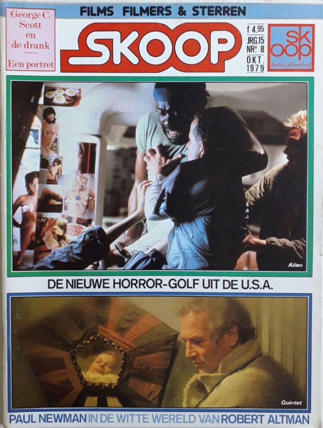 SKOOP magazine side cover  Vol 15 No  8  October 1979