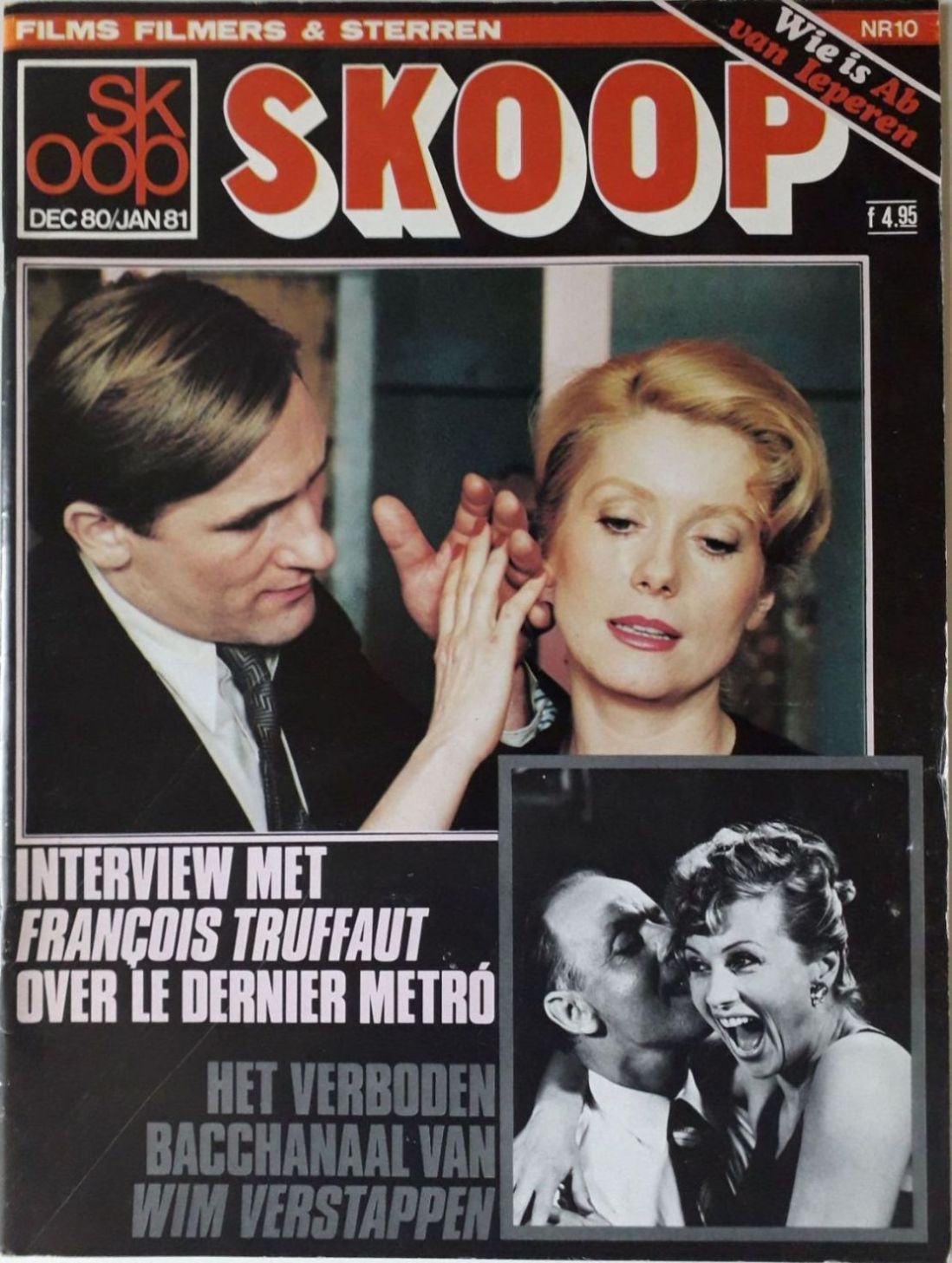 SKOOP magazine side cover  Vol 16 No  10  December 1980