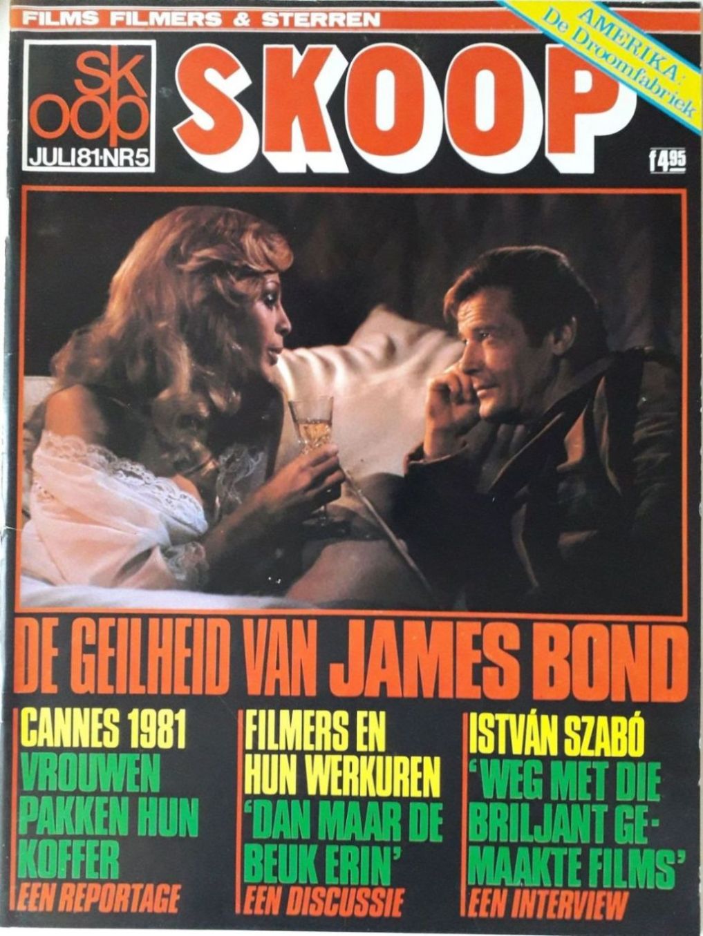 SKOOP magazine side cover  Vol 17 No  5  July 1981