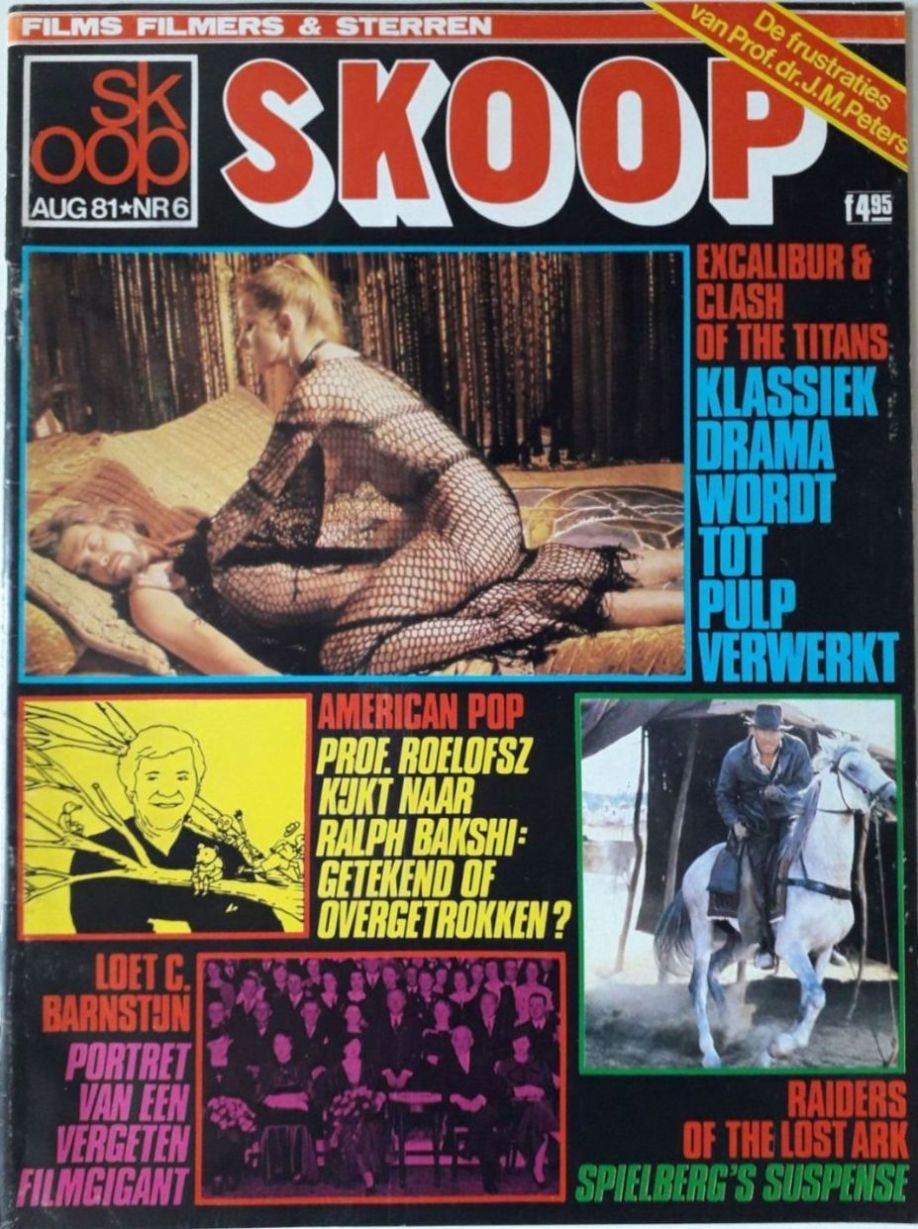 SKOOP magazine side cover  Vol 17 No  6  August 1981