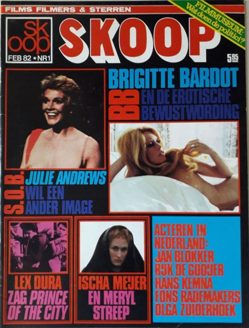 SKOOP magazine side cover  Vol 18 No  1  February 1982