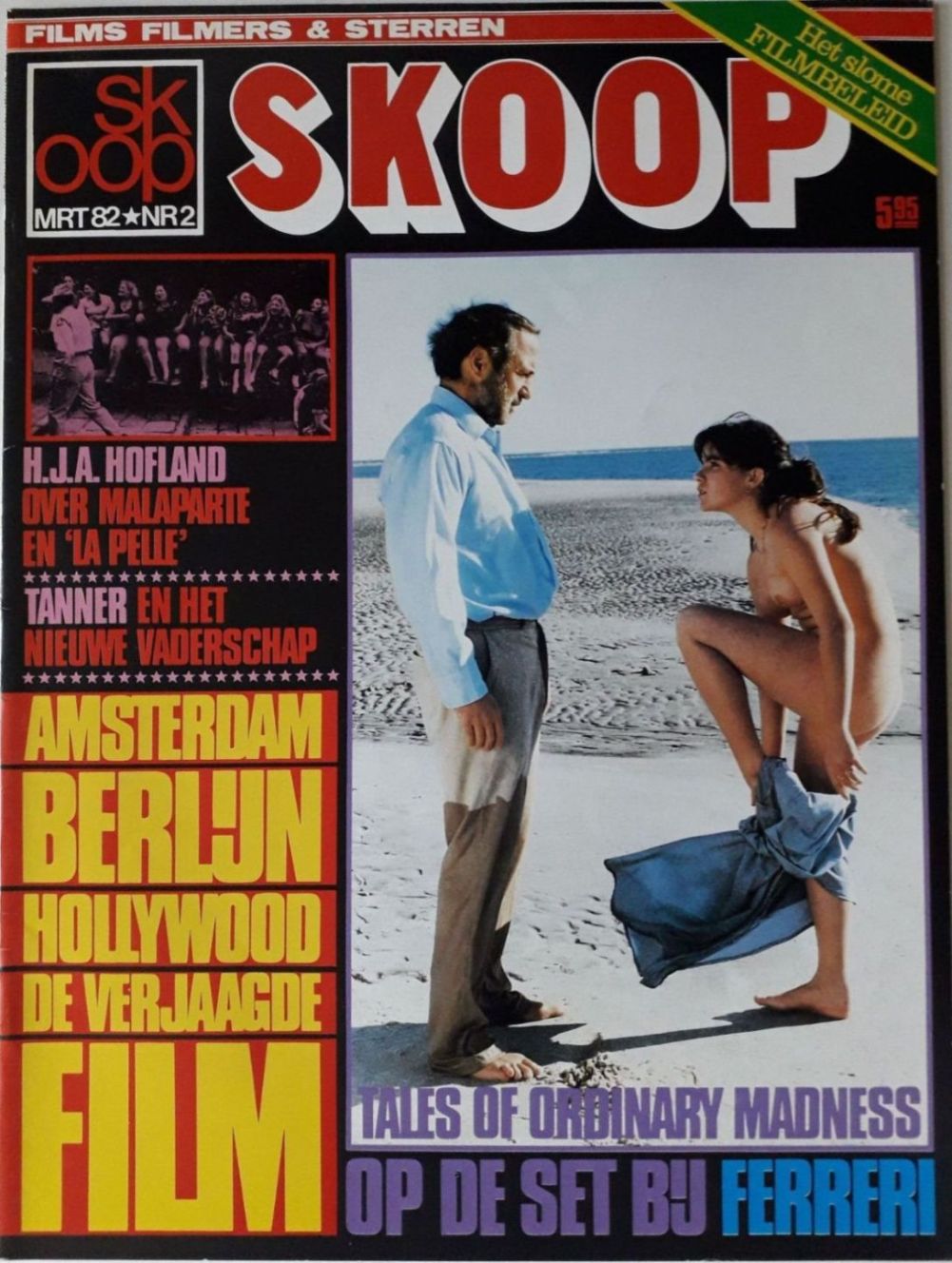 SKOOP magazine side cover  Vol 18 No  2  March 1982