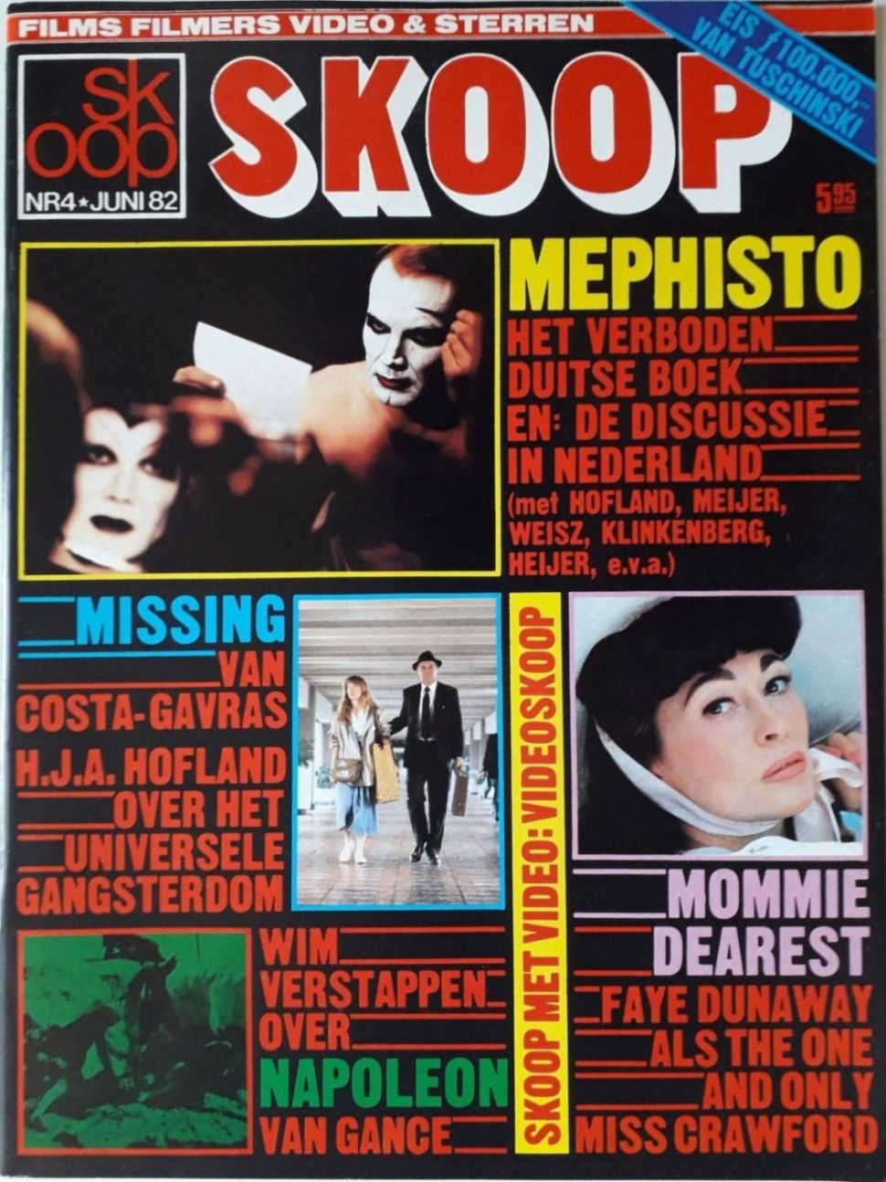 SKOOP magazine side cover  Vol 18 No  4  June 1982