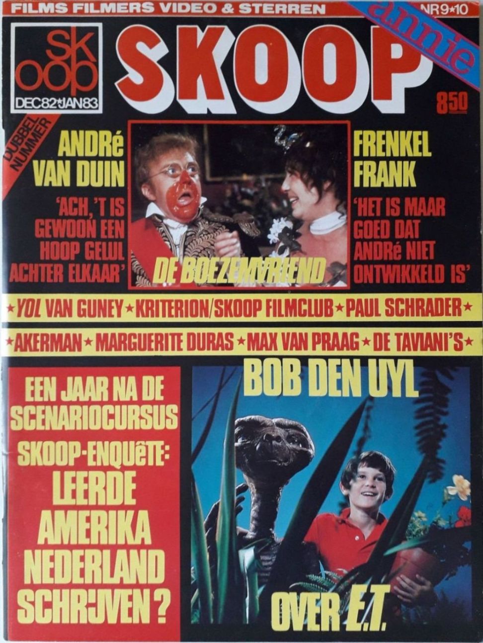 SKOOP magazine side cover  Vol 18 No  9-10  December 1982/ January 1983 