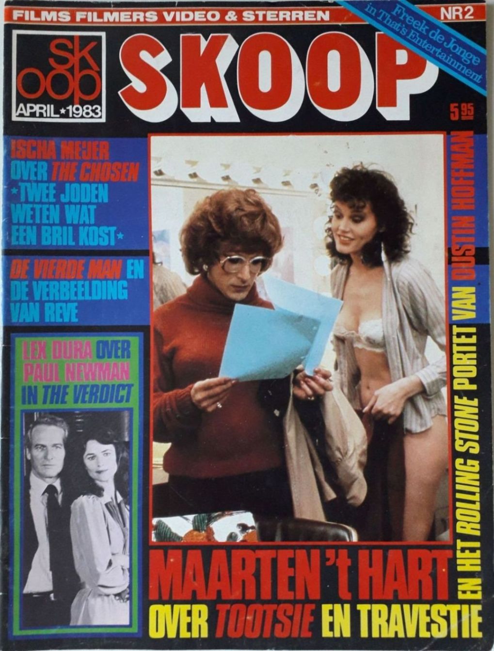 SKOOP magazine side cover  Vol 19 No  2  April 1983