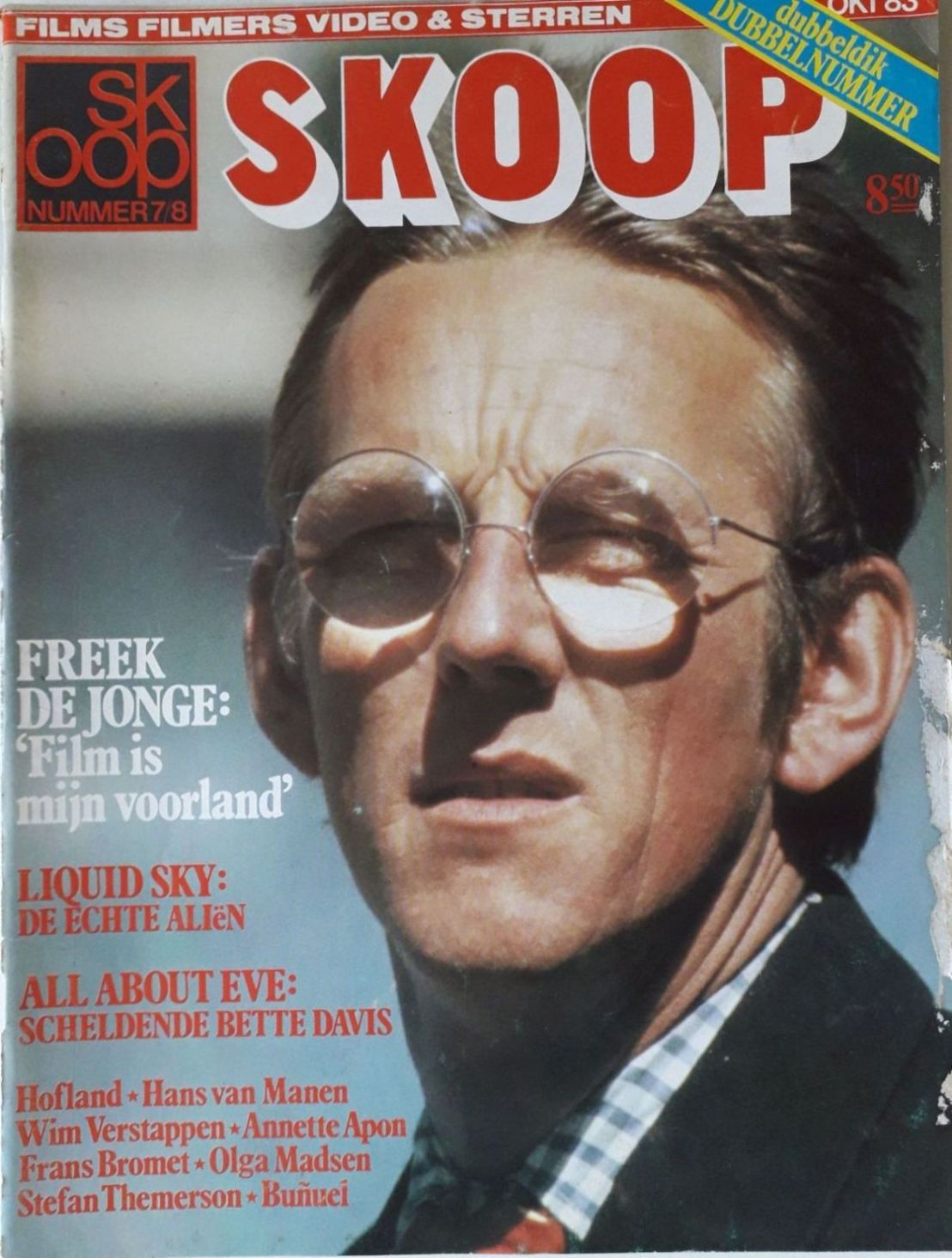 SKOOP magazine side cover  Vol 19 No  6-7  October 1983