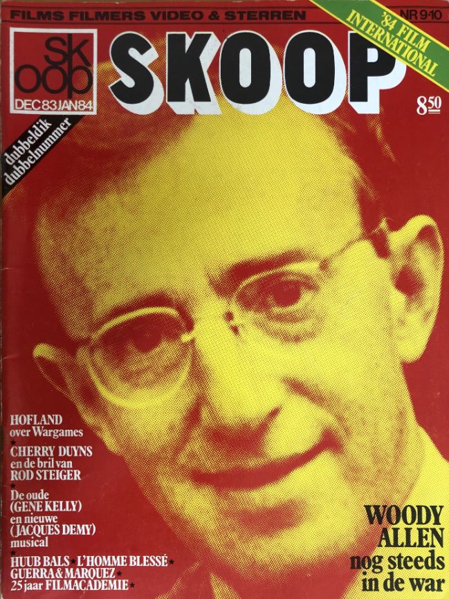 SKOOP magazine side cover  Vol 19 No  9  December 1983/ January 1984 