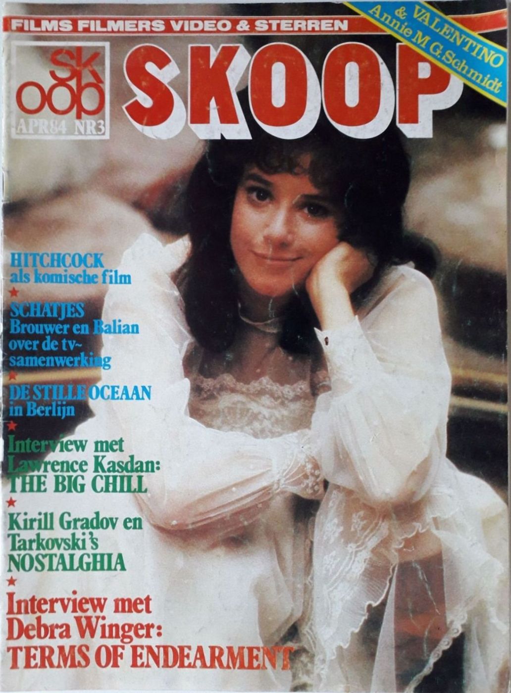 SKOOP magazine side cover  Vol 20 No  3  April 1984